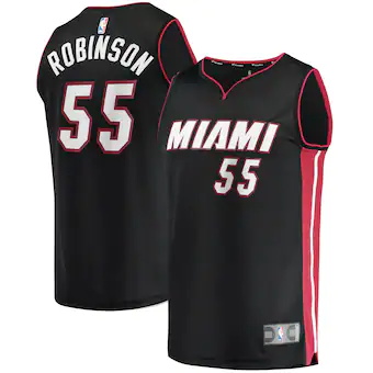 youth fanatics branded duncan robinson black miami heat fas-375